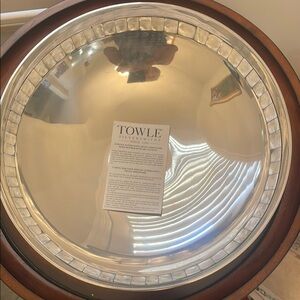 Towle 13” bowl with Mother of pearl inlay